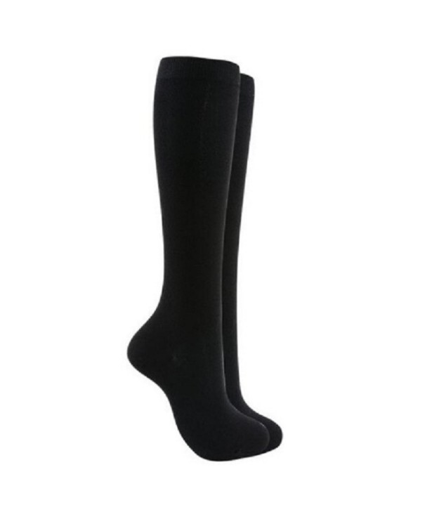 Chaussettes montantes pour femmes noir
