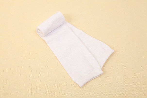 Chaussettes montantes pour filles A1503 blanc 1-4 ans