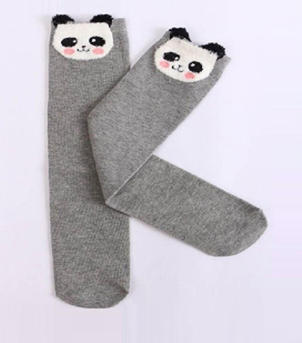 Chaussettes montantes pour filles avec des animaux 2