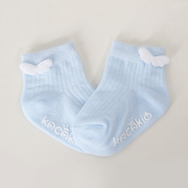 Chaussettes pour enfants avec des ailes bleu 2-4 ans