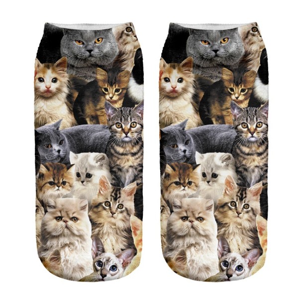 Chaussettes pour femmes avec des chats 6