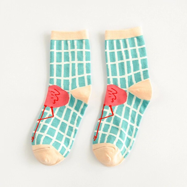 Chaussettes pour femmes avec des flamants roses 2
