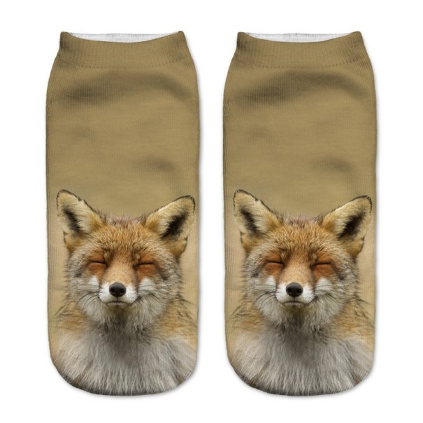 Chaussettes pour femmes avec impression 3D - Animaux 2
