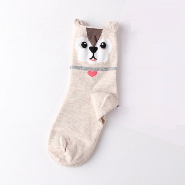 Chaussettes pour femmes avec motif d'animaux 1