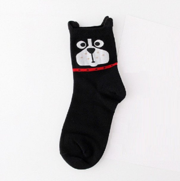 Chaussettes pour femmes avec motif d'animaux 3