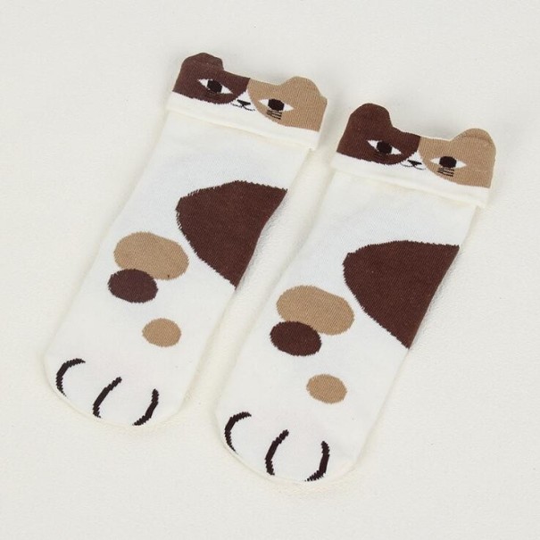 Chaussettes pour femmes avec un chat 1