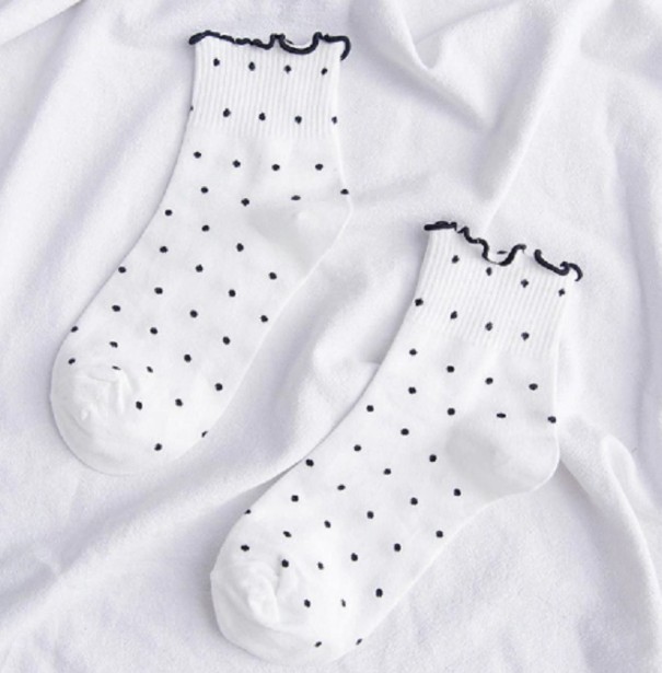 Chaussettes pour femmes avec volants 8