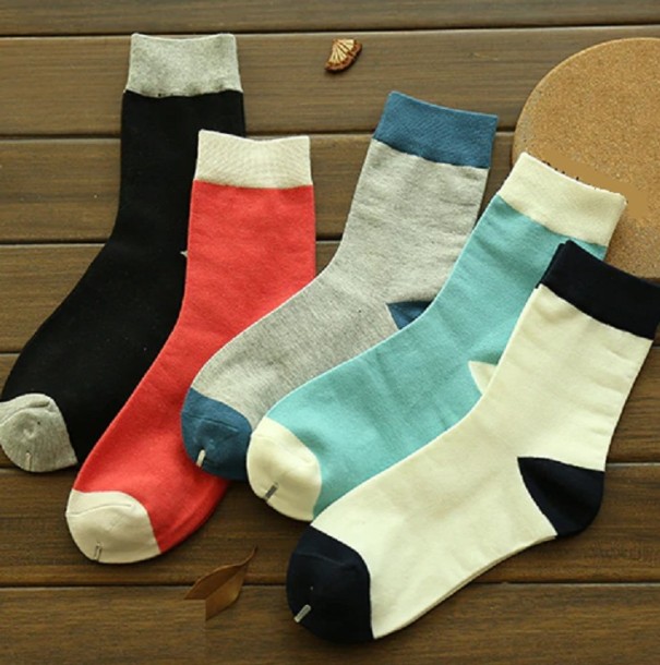 Chaussettes pour hommes - 5 paires A2394 1