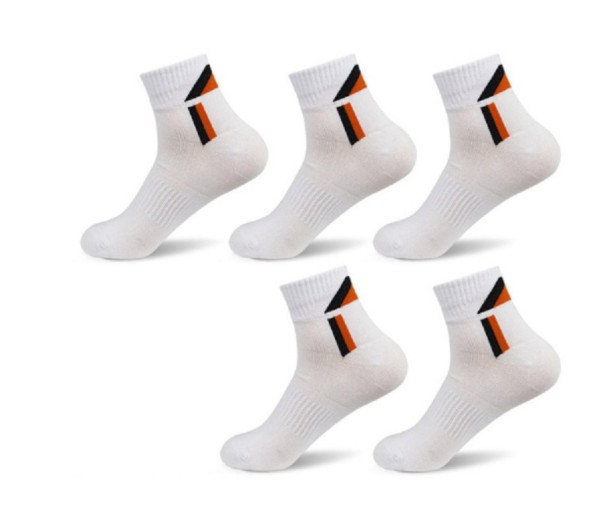 Chaussettes pour hommes - 5 paires A2395 orange