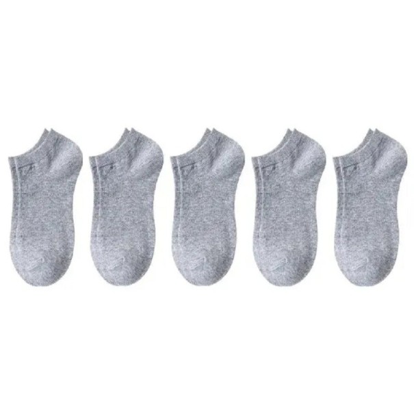 Chaussettes pour hommes 5 paires gris