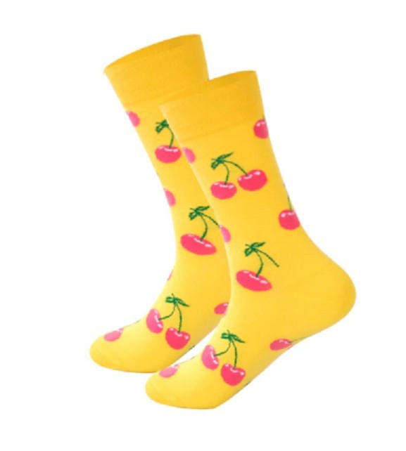 Chaussettes pour hommes avec motif de fruits 4