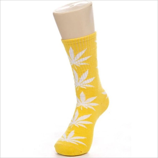 Chaussettes pour hommes avec motif de marijuana 14
