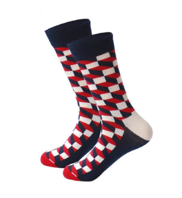 Chaussettes pour hommes avec motif rouge