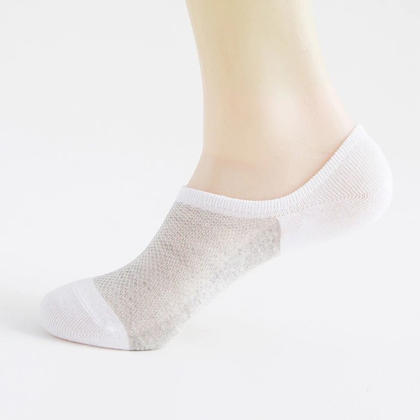 Chaussettes respirantes pour hommes blanc