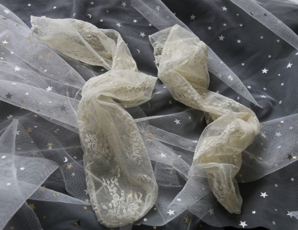 Chaussettes transparentes pour femmes beige