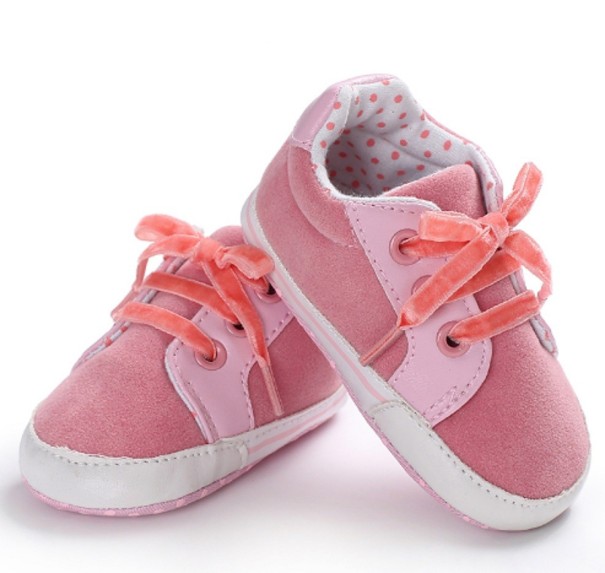 Chaussons en coton pour filles Ella 0-6 mois