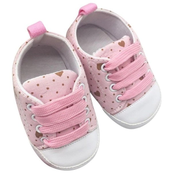 Chaussons pour enfants avec des cœurs rose 6-12 mois