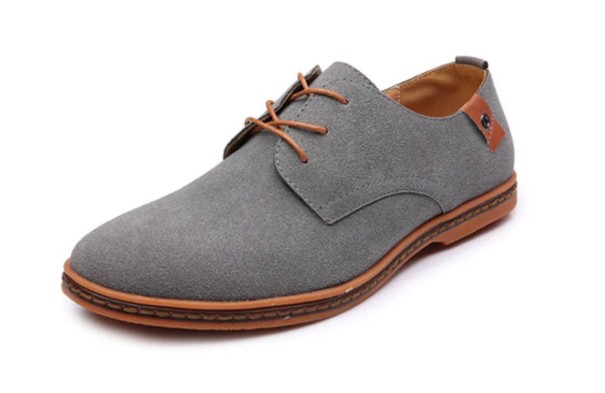 Chaussures à lacets modernes pour hommes gris 39