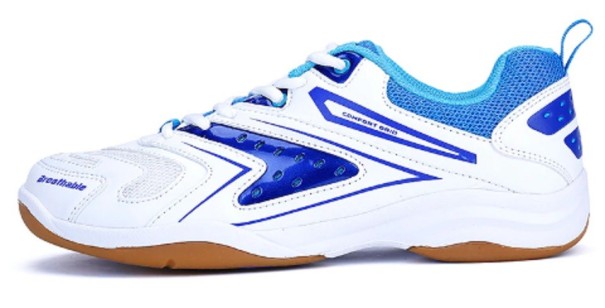Chaussures de salle pour hommes blanc 42
