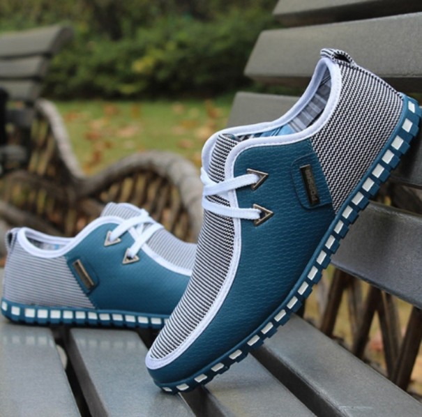 Chaussures décontractées pour hommes J2660 bleu 41