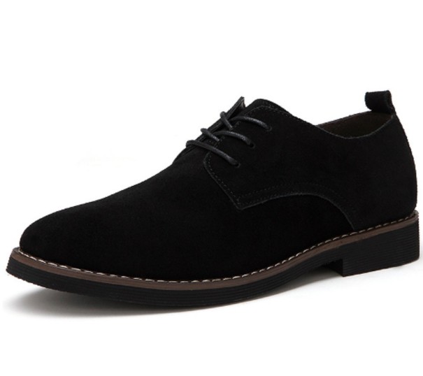 Chaussures en cuir pour hommes à lacets J2126 noir 38