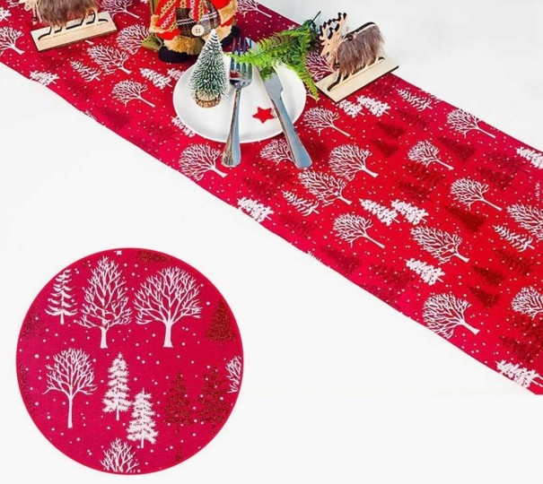 Chemin de table de Noël C5898 1