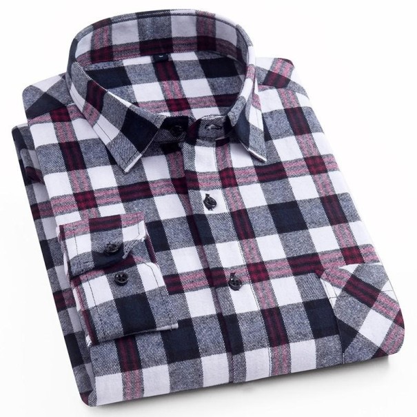 Chemise à carreaux pour homme F414 L 2