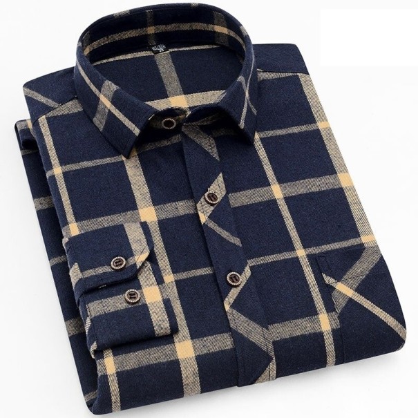 Chemise à carreaux pour homme F504 XS 4