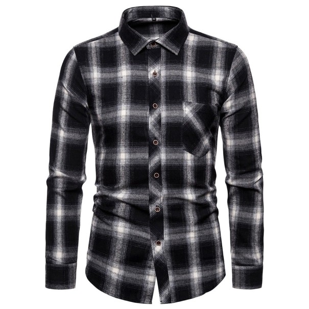 Chemise à carreaux pour homme F642 XL 12