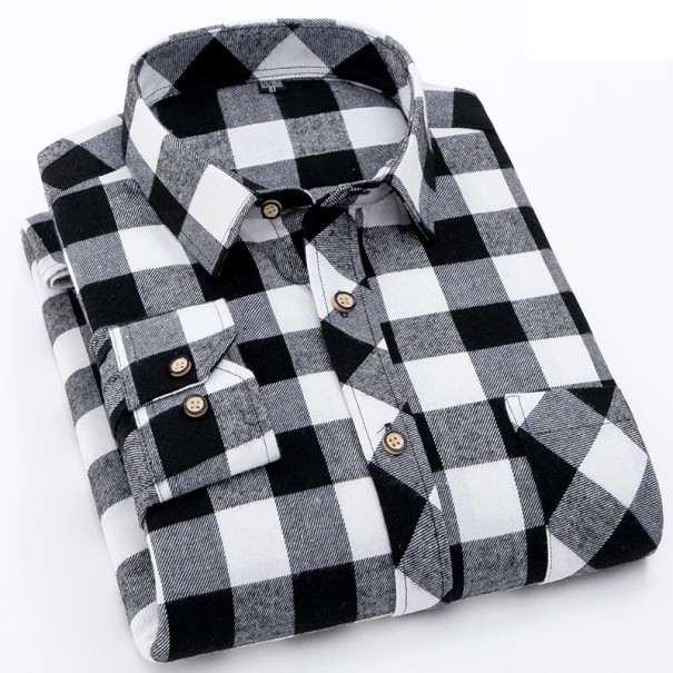 Chemise à carreaux pour homme F773 S 2