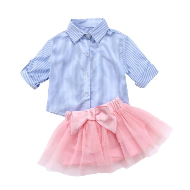 Chemise et jupe pour fille 5