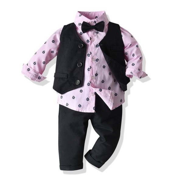 Chemise, gilet et pantalon pour garçon L1585 5 E