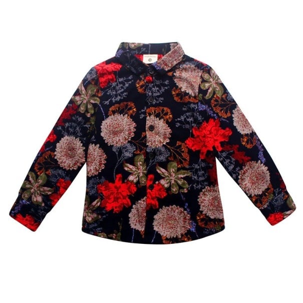 Chemise pour garçon L1803 noir 8