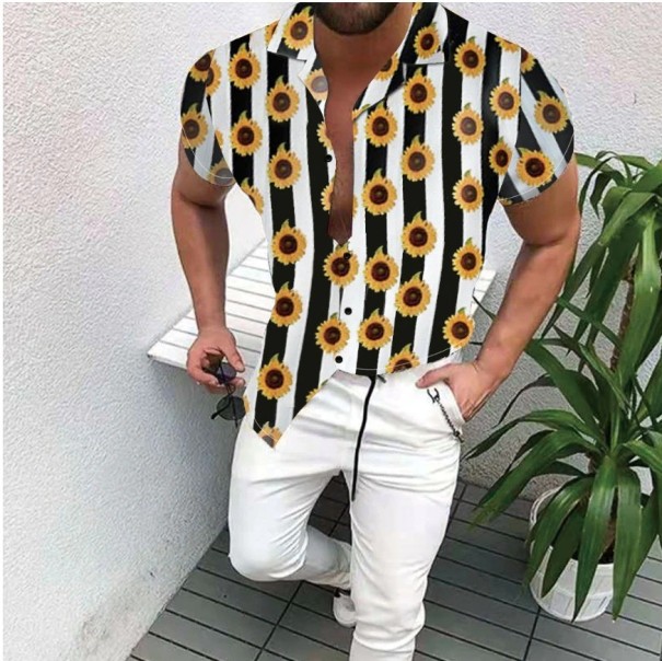 Chemise pour homme à manches courtes F453 M 3