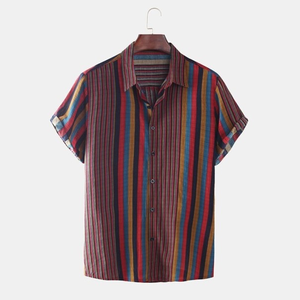 Chemise pour homme à manches courtes F487 L 3