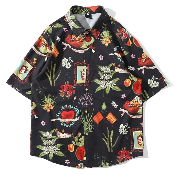 Chemise pour homme à manches courtes F656 L 1