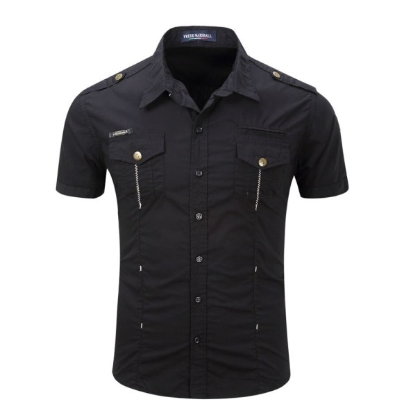 Chemise pour homme à manches courtes F678 L 2