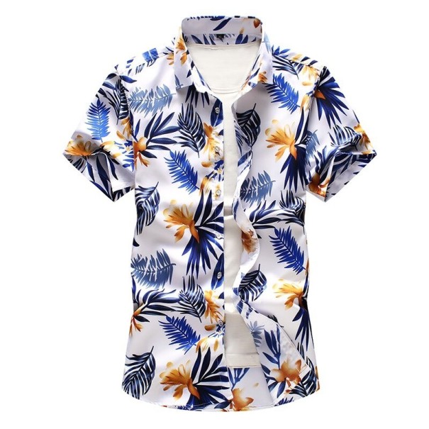 Chemise pour homme à manches courtes F744 XS 7
