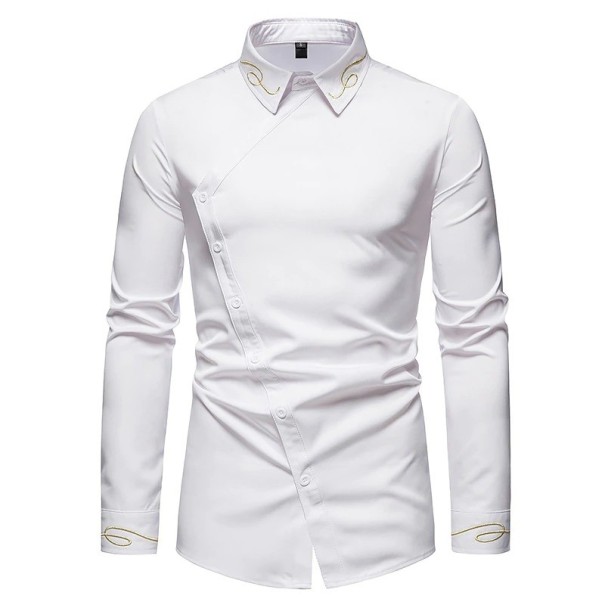 Chemise pour homme A2657 blanc S