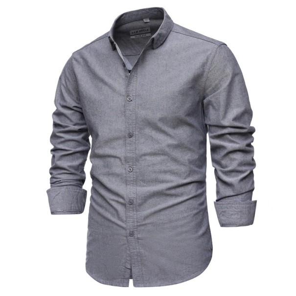 Chemise pour homme F454 gris L