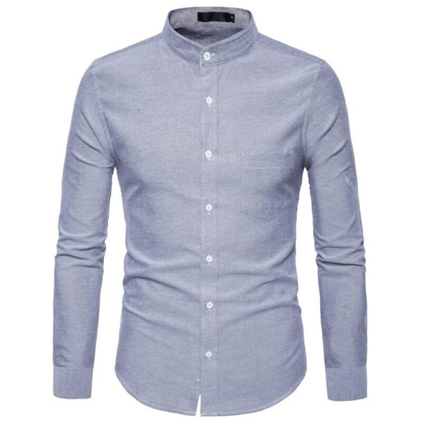 Chemise pour homme F622 gris L