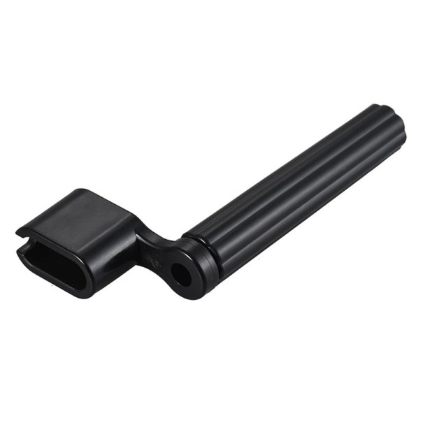 Cheville de guitare en plastique avec enrouleur de cordes, accessoire de guitare noir pour instruments acoustiques et électriques, changement de cordes facile 1
