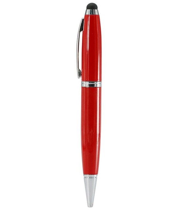 Chiavetta USB a forma di penna rosso 64GB