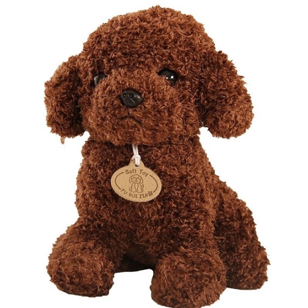Chien en peluche 18 cm 1