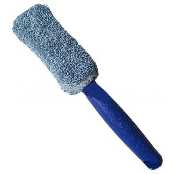 Chiffon en microfibre avec poignée bleu