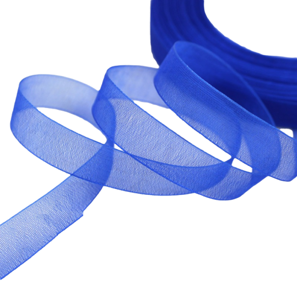 Chiffon Ribbon 50 mm/46 m blue