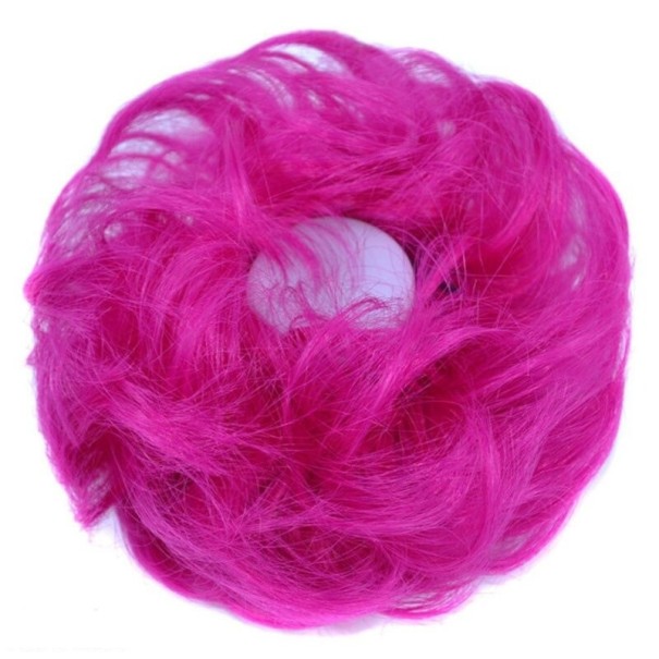 Chignon J301 rose foncé