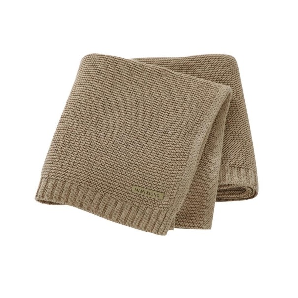 Children's Blanket 80 x 100 cm light brown