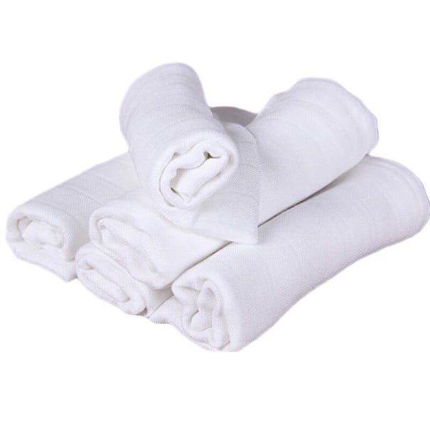 Children's Cloth Nappies 6 Pack white