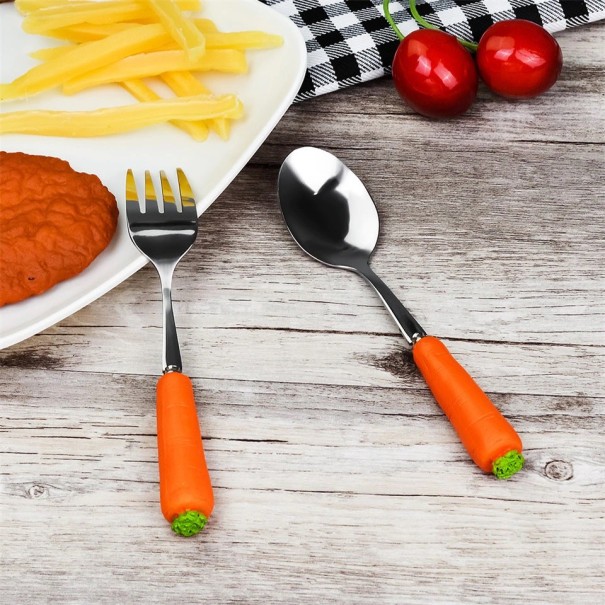 Children's Cutlery - 2 Pieces carrot